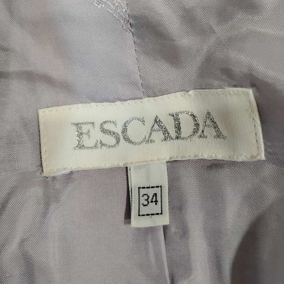 ESCADA PASTEL PLAID CASHMERE JACKET - Picture 6 of 11